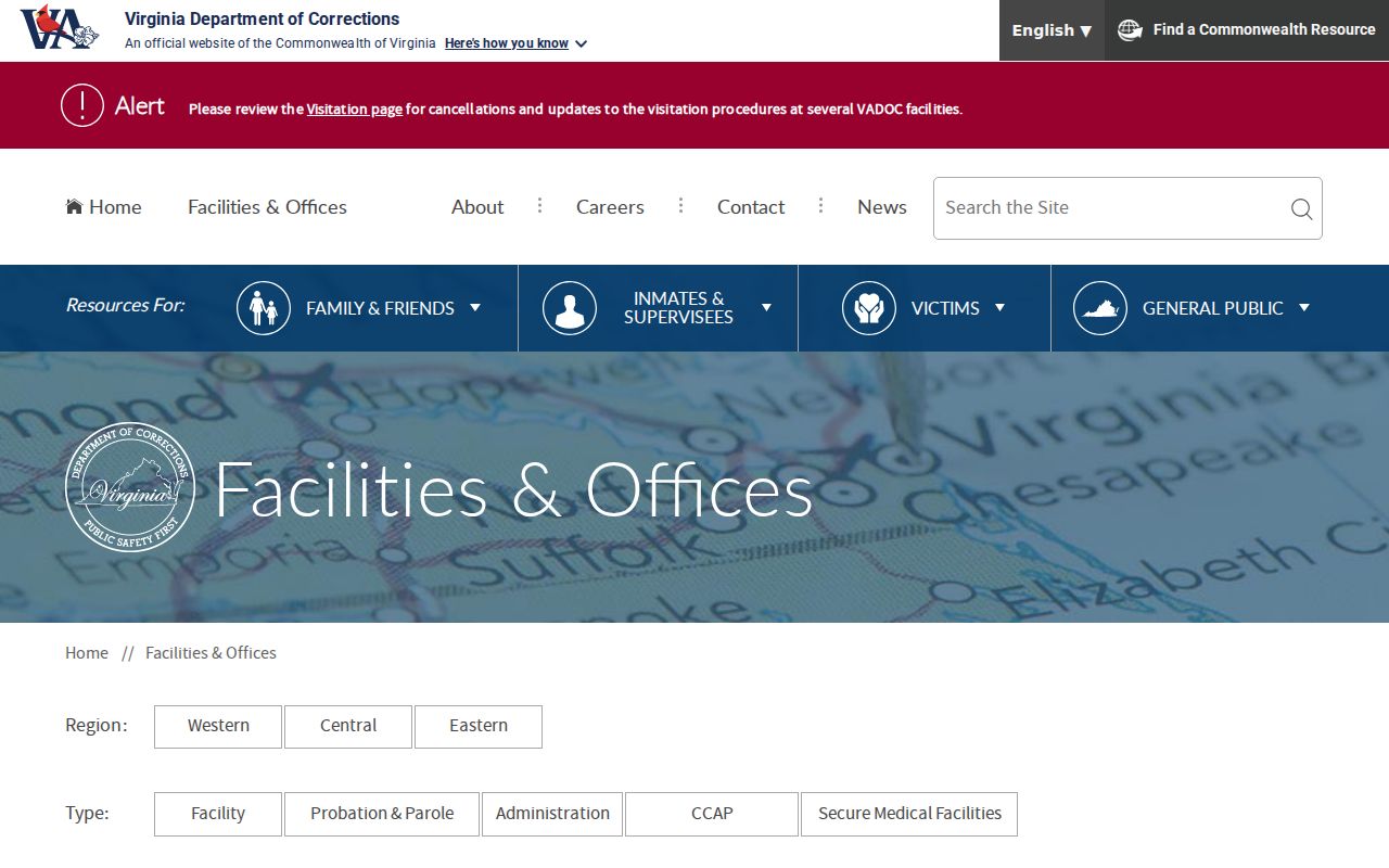 Richmond County criminal records District 33 supervision office